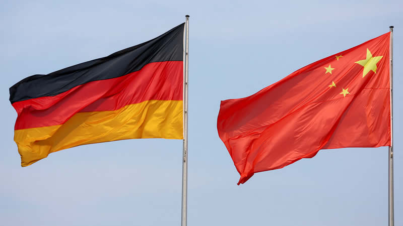 germany and china flag