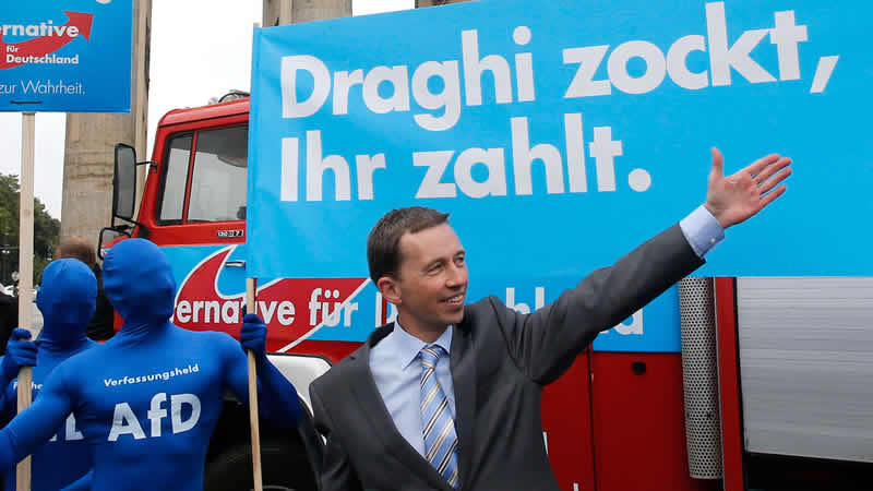 德国右翼AfD党的领导人Bernd Lucke