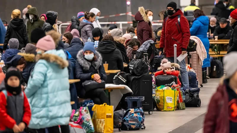 乌克兰难民抵达德国