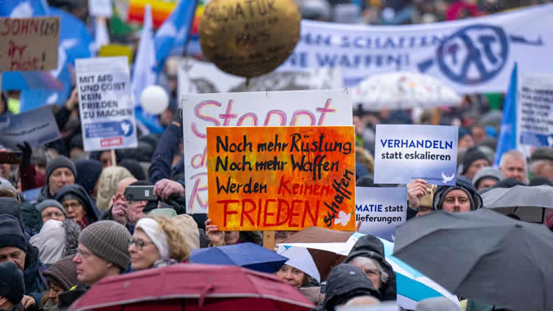 德国柏林街头示威