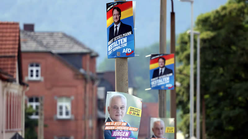 德国选举广告牌