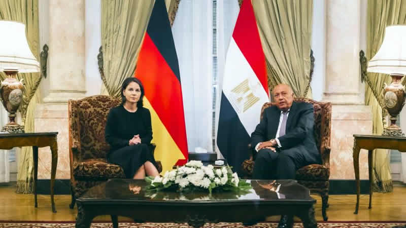 德国联邦外交部长在埃及