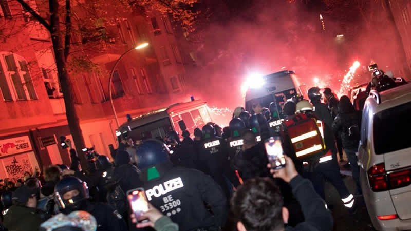 berlin Neukölln 示威冲突