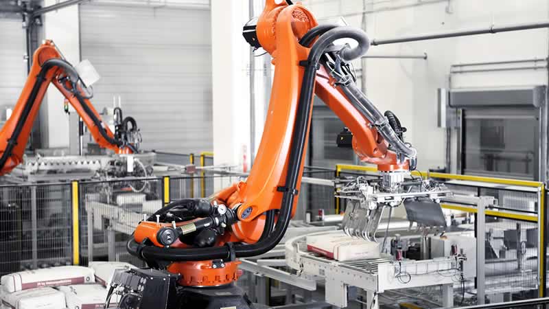 德国工厂使用机器人