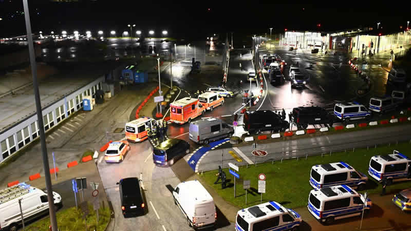 德国汉堡机场发生人质事件