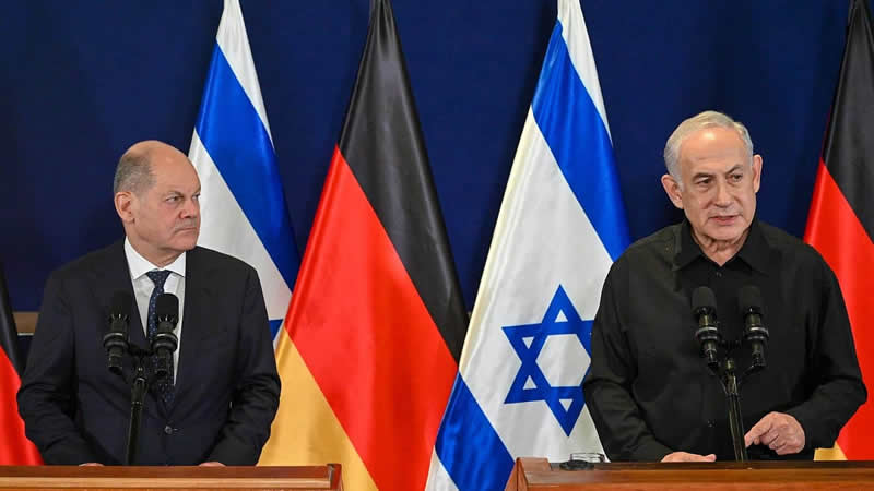 Scholz and Netanyahu