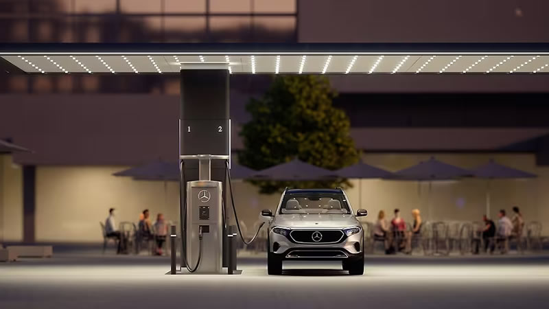 benz  high-power charging