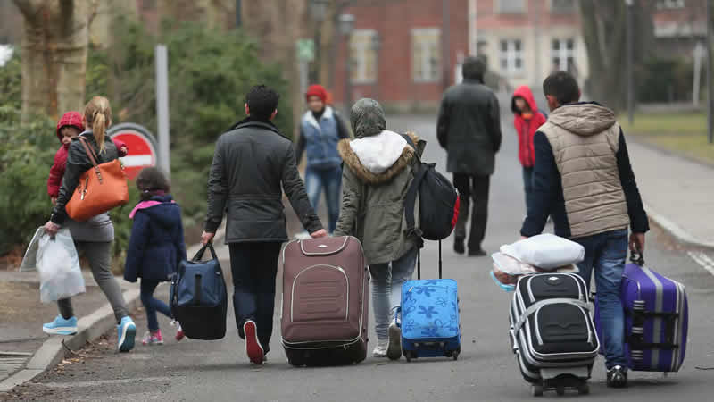 难民进入德国