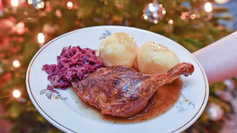 德国圣诞传统：圣诞鹅