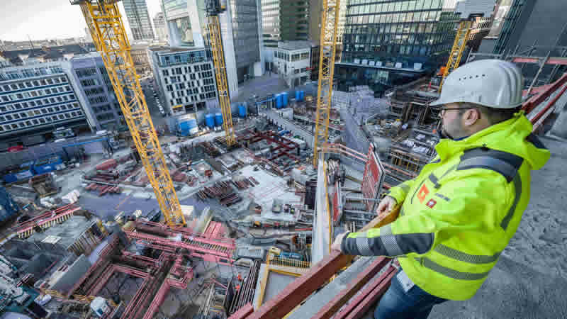 德国法兰克福建筑工地