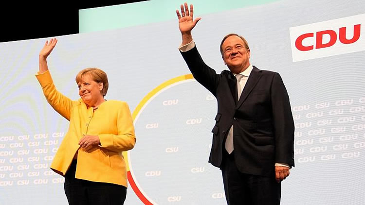 德国总理默克尔竞选